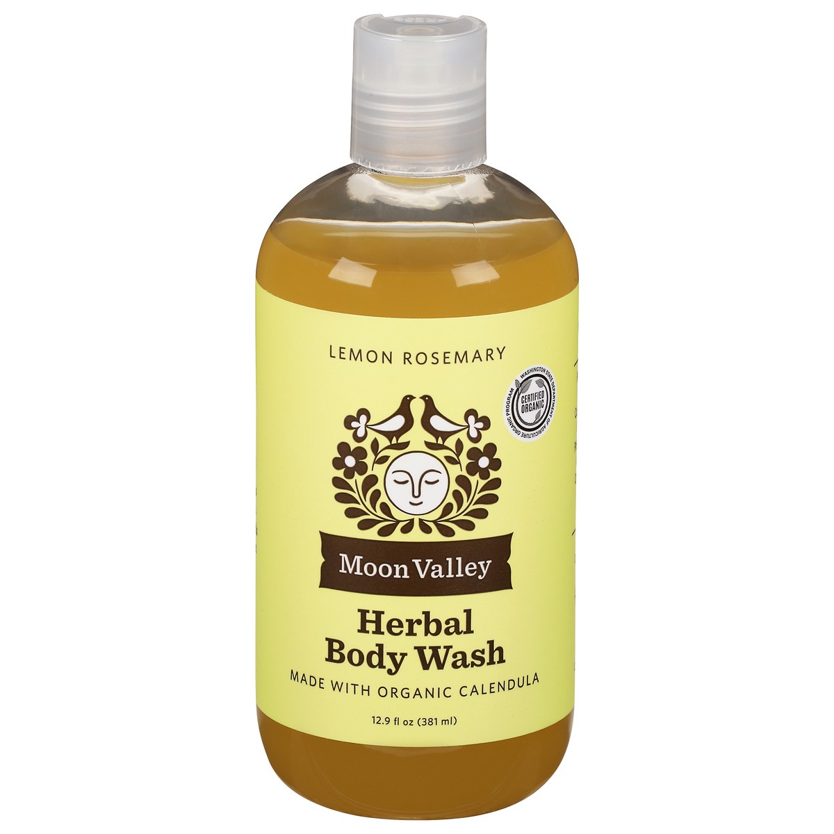 slide 1 of 13, Moon Valley Organics Lemon Rosemary Herbal Body Wash 12.9 fl oz, 12.9 fl oz