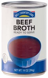 Hill Country Fare Beef Broth