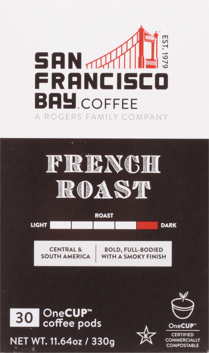 slide 8 of 9, SF Bay Coffee Pods Dark Roast French Roast Coffee - 30 ct, 30 ct