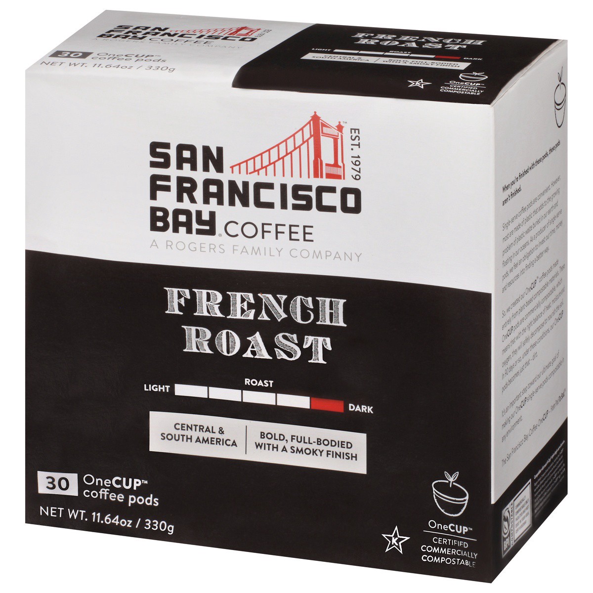 slide 7 of 9, SF Bay Coffee Pods Dark Roast French Roast Coffee - 30 ct, 30 ct