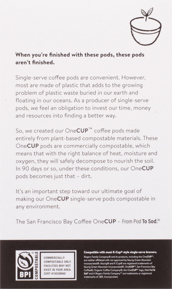 slide 3 of 9, SF Bay Coffee Pods Dark Roast French Roast Coffee - 30 ct, 30 ct