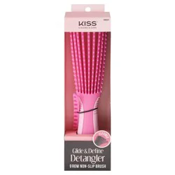 KISS Colors & Care Glide & Define Non-Slip Detangling Brush