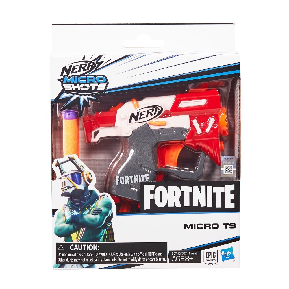 slide 1 of 1, Nerf Micro Shots Fortnite Micro Ts Dart Blaster, 1 ct