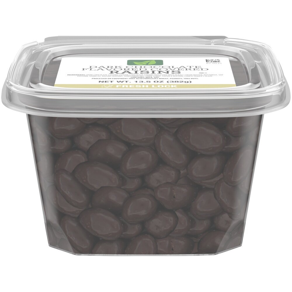 slide 3 of 3, Dark Chocolate Flavored Covered Raisins, 13.5 oz