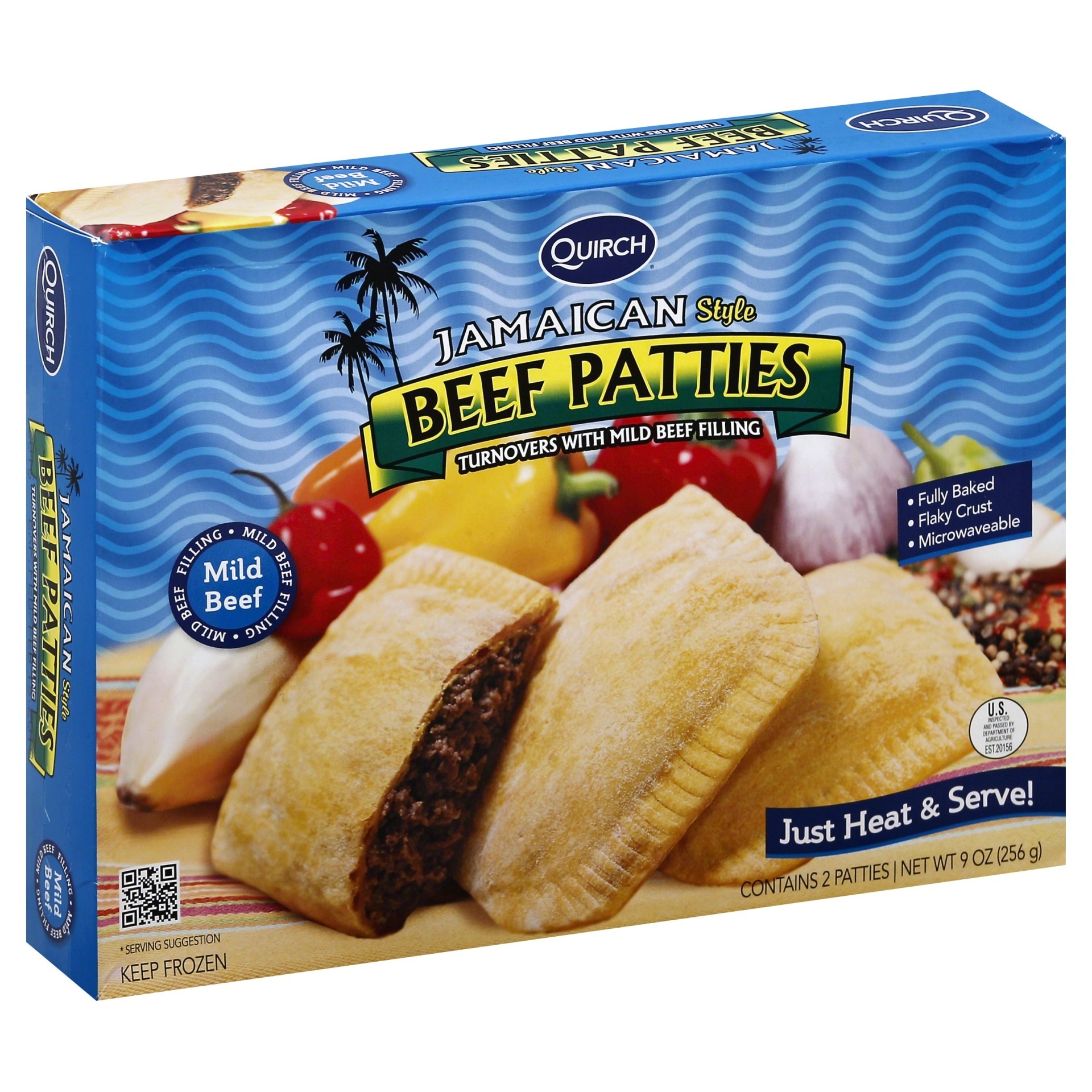 Caribbean Food Delights Mild Beef Patties, 9 oz