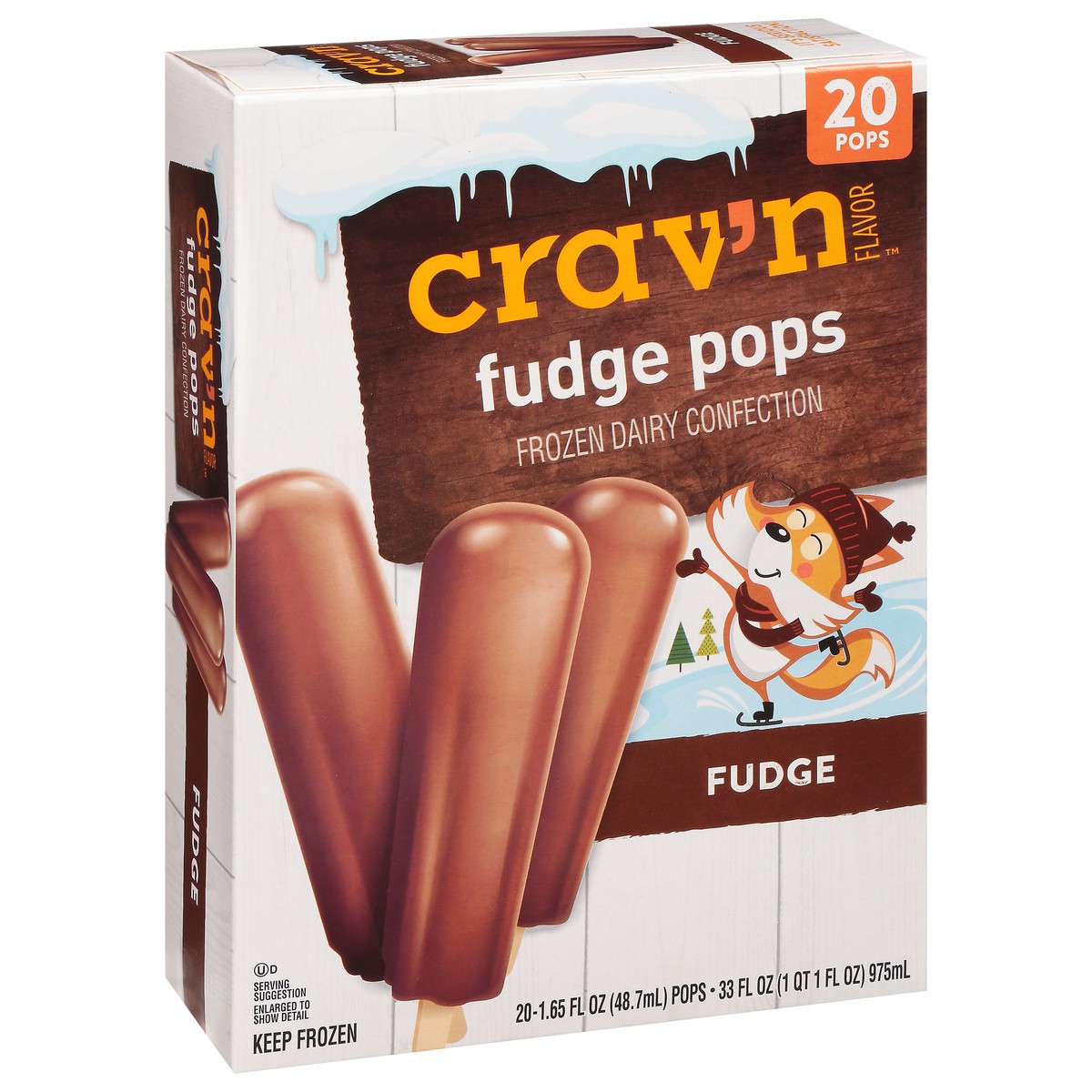 slide 5 of 9, Crav'N Flavor Pops, Fudge, 20 ct