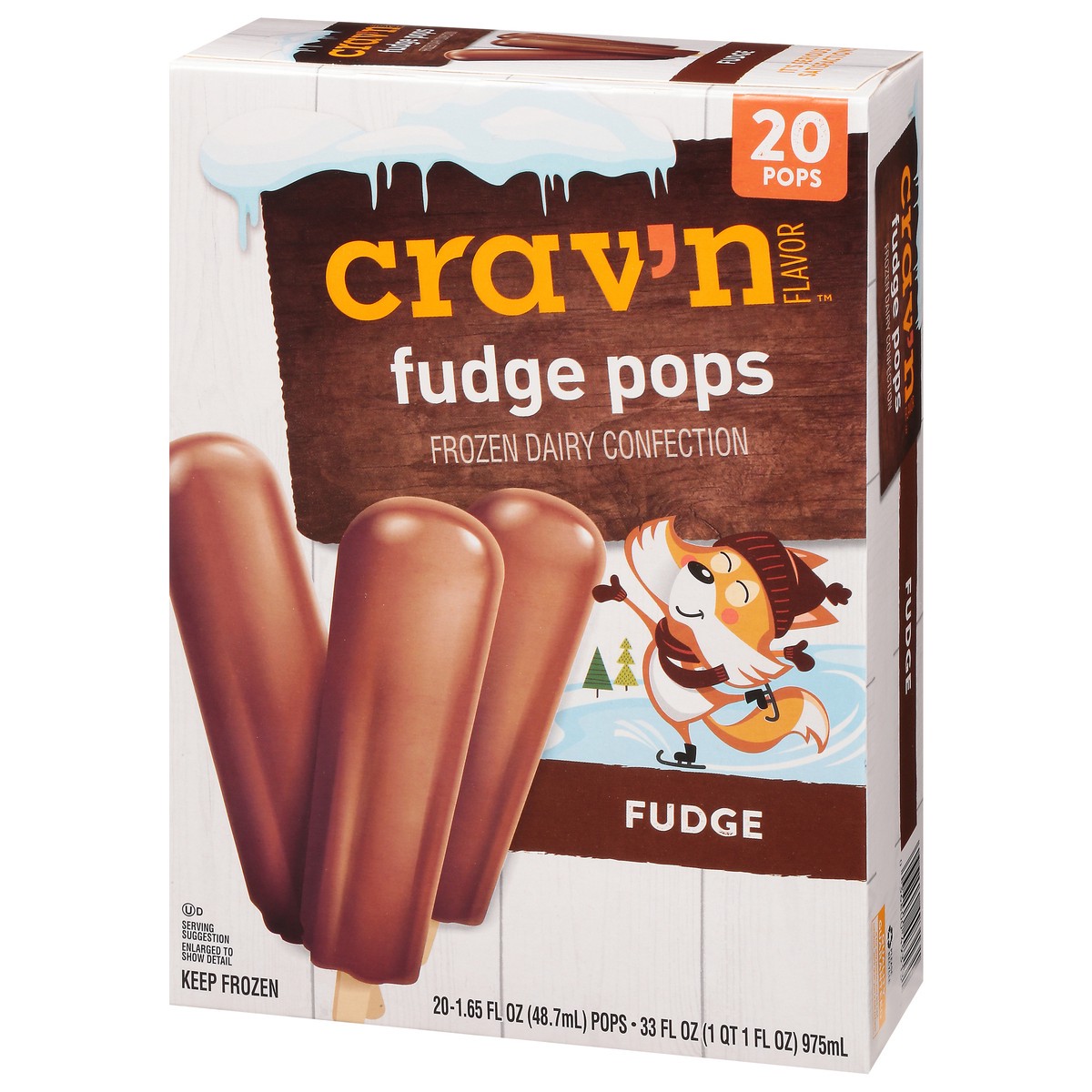 slide 2 of 9, Crav'N Flavor Pops, Fudge, 20 ct