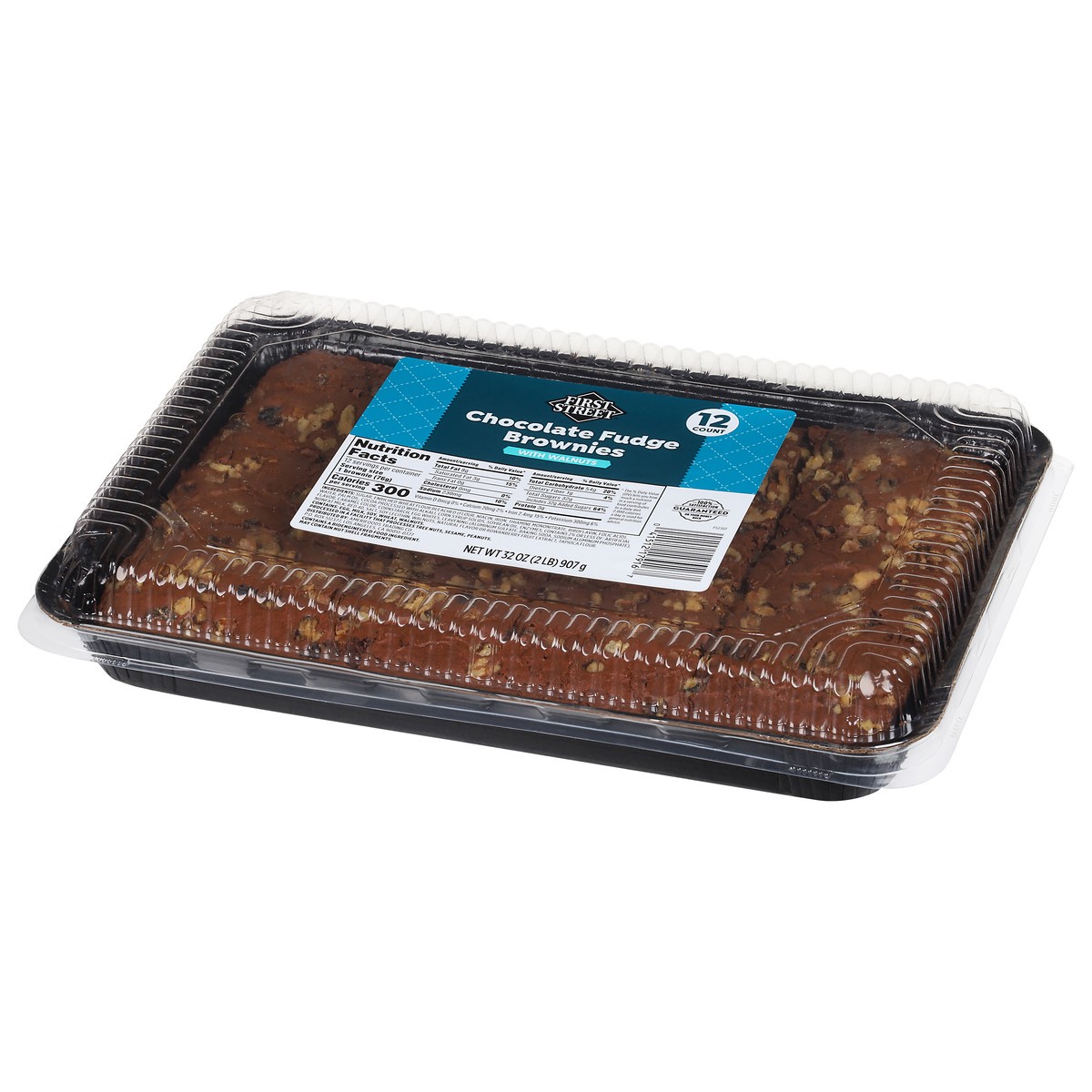 slide 6 of 14, First Street Fudge Brownies, 32 oz