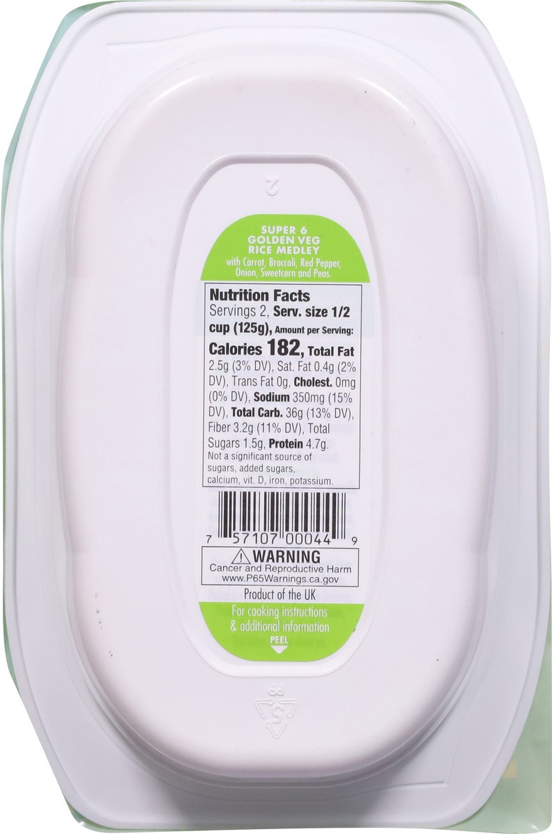 slide 11 of 13, VeeTee Steam Filtered Super 6 Golden Veg Rice Medley 8.8 oz, 8.8 oz