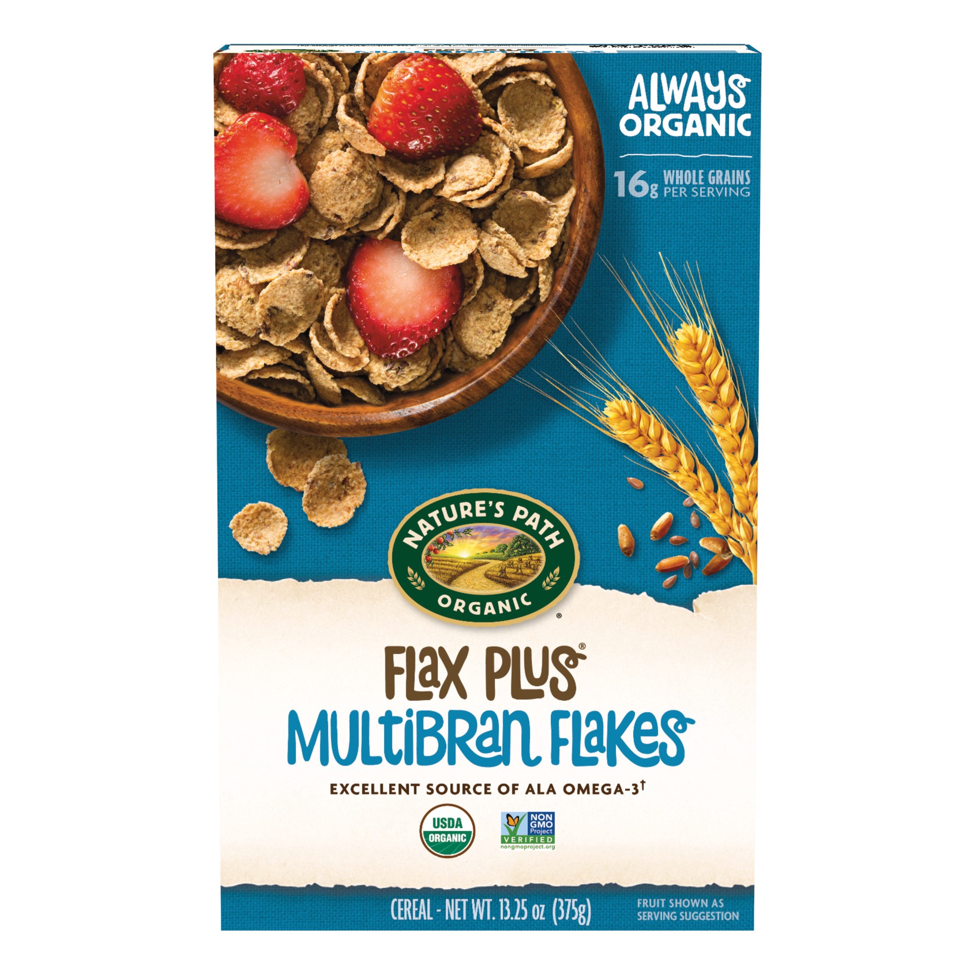 slide 1 of 4, Nature's Path Organic Flax Plus Cereal 13.25oz Box, 13.25 oz