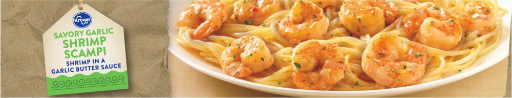 slide 3 of 5, Kroger Savory Garlic Scampi Shrimp, 10 oz