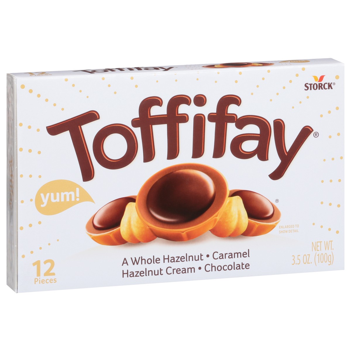 slide 2 of 9, Toffifay Hazelnut Chocolate Caramel Candy Box - 12ct/3.5oz, 3.5 oz