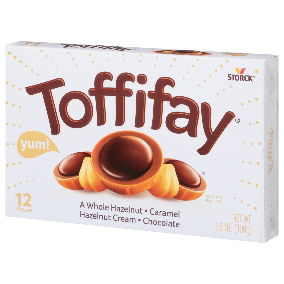 slide 3 of 9, Toffifay Hazelnut Chocolate Caramel Candy Box - 12ct/3.5oz, 3.5 oz