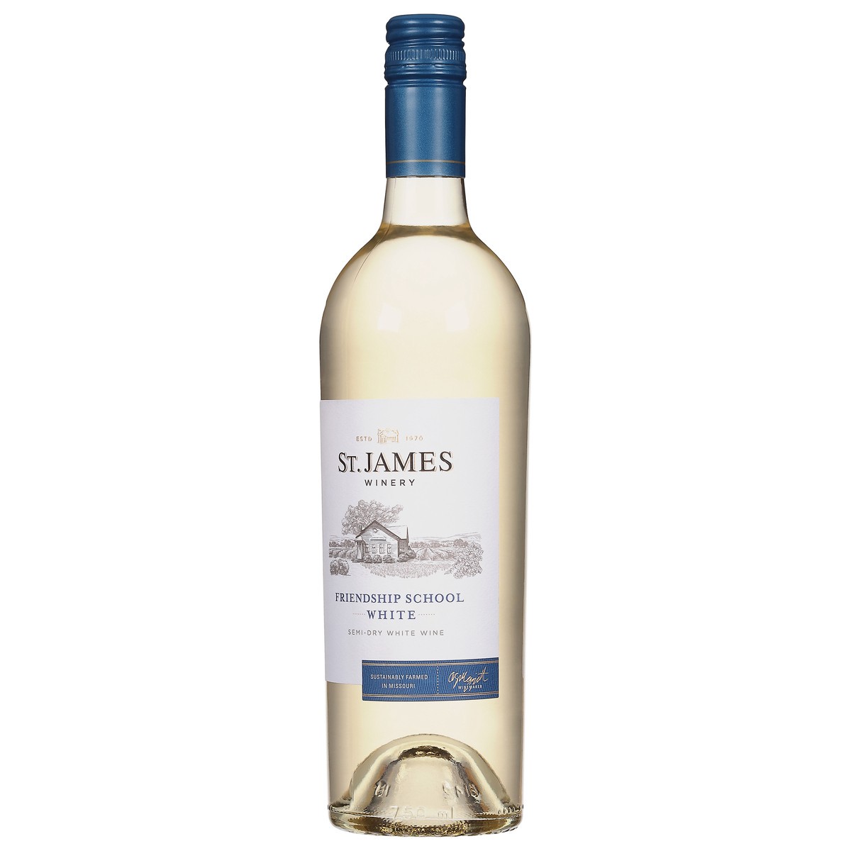 slide 3 of 9, St. James Winery Winery Friendship School White Wine, 750 ml