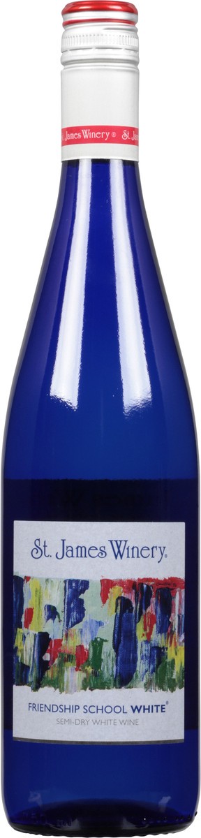slide 1 of 9, St. James Winery Winery Friendship School White Wine, 750 ml