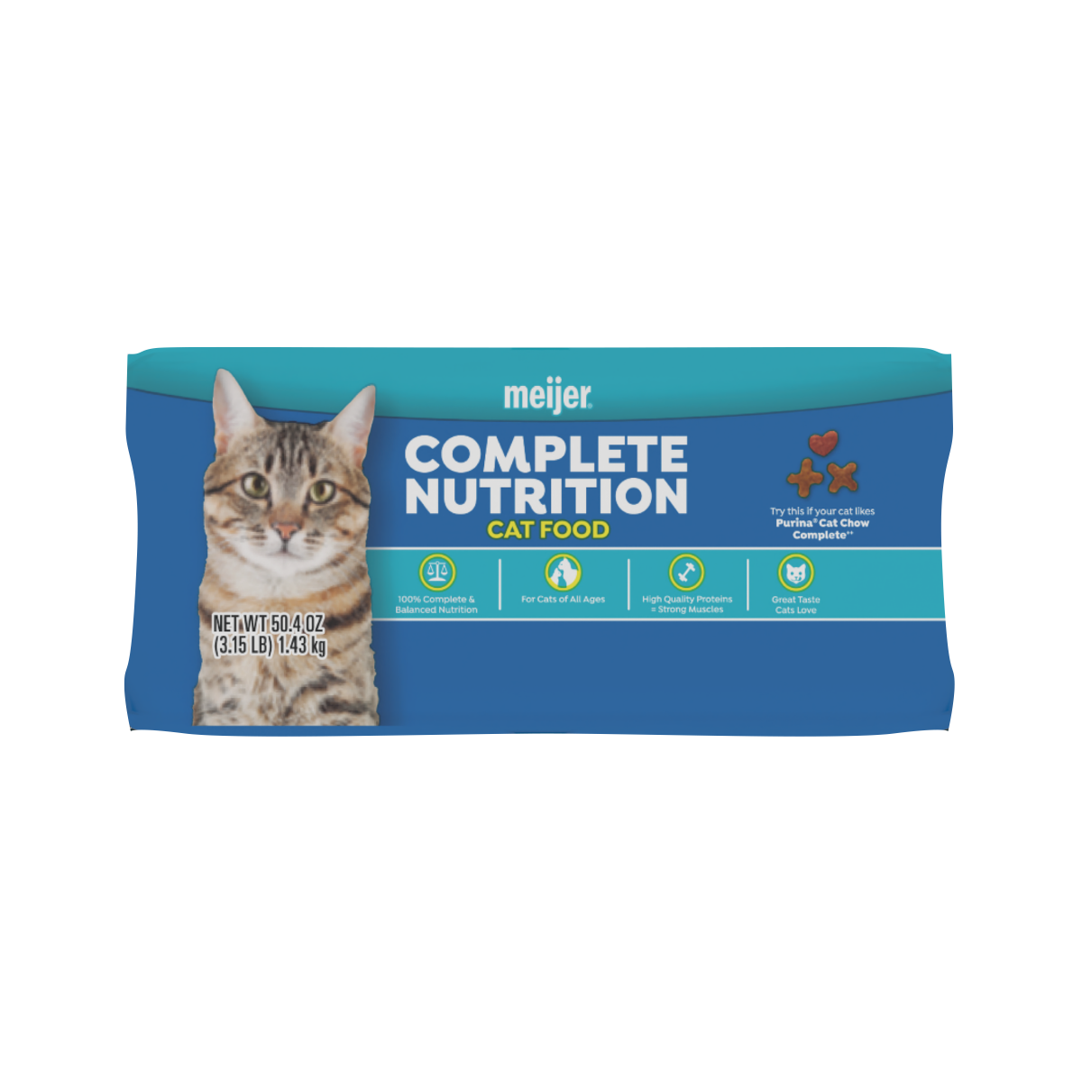 slide 13 of 13, Meijer Main Choice Complete Nutrition Dry Cat Food, 3.15 lb