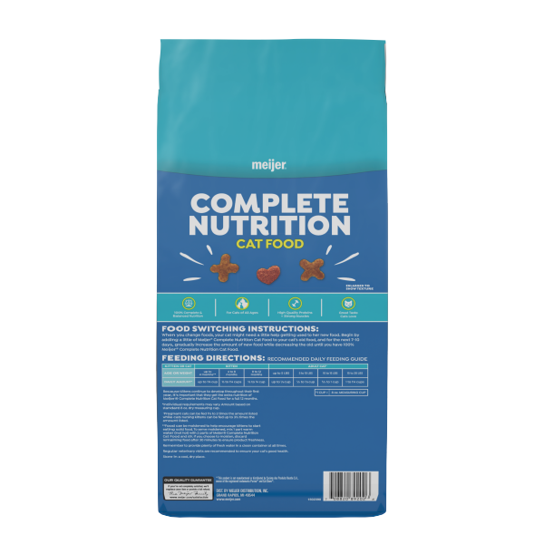 slide 8 of 13, Meijer Main Choice Complete Nutrition Dry Cat Food, 3.15 lb