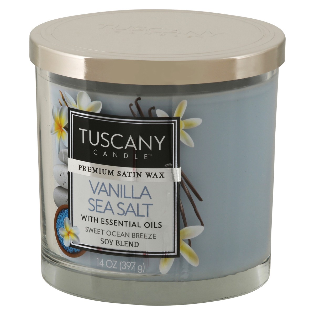 slide 4 of 11, Tuscany Candle Tuscany Vanilla Sea Salt Candle, 1 ct