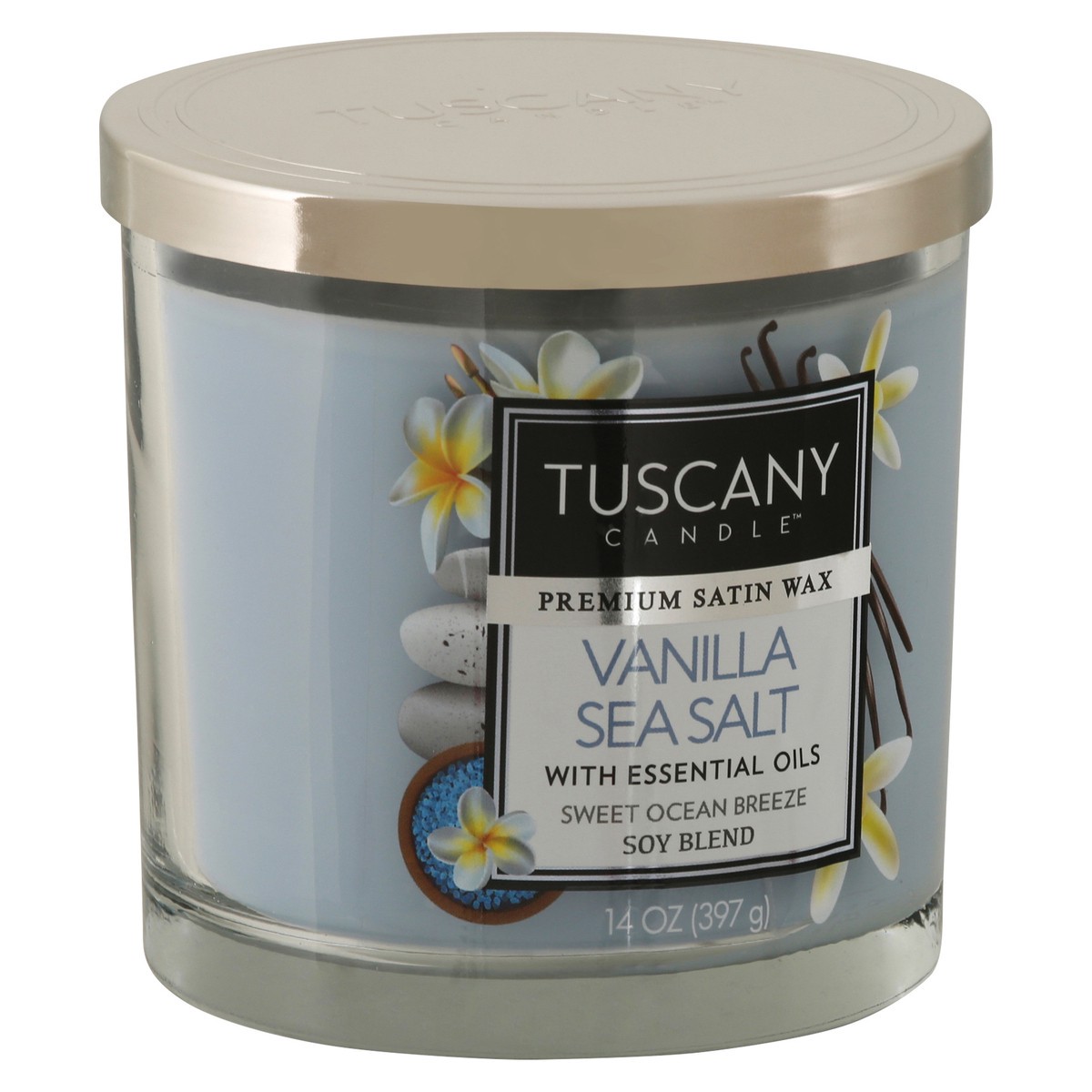 slide 8 of 11, Tuscany Candle Tuscany Vanilla Sea Salt Candle, 1 ct