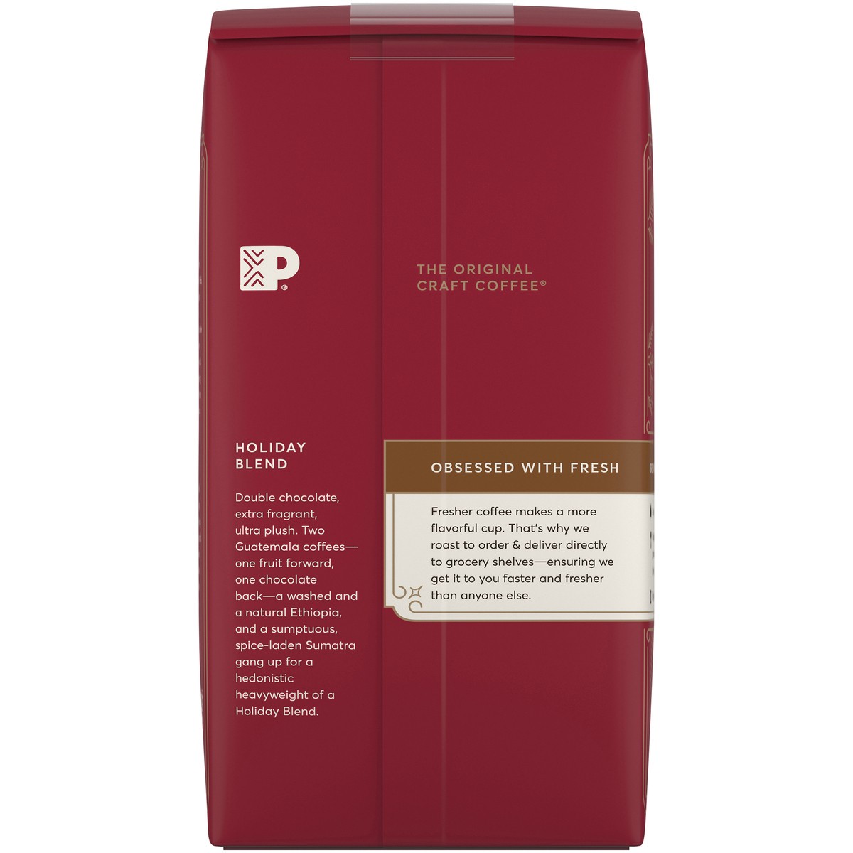 slide 7 of 9, Peet's Coffee, Holiday Blend Dark Roast Ground Coffee - 10oz Bags, 10 oz