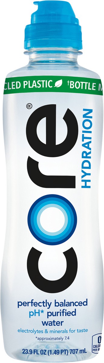 slide 4 of 7, Core Hydration Perfectly Balanced  Water, 23.9 fl oz Sport Cap bottle, 23.9 fl oz