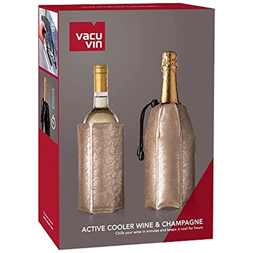 slide 1 of 1, Vacu Vin Wine & Champagne Cooler Set, 1 ct