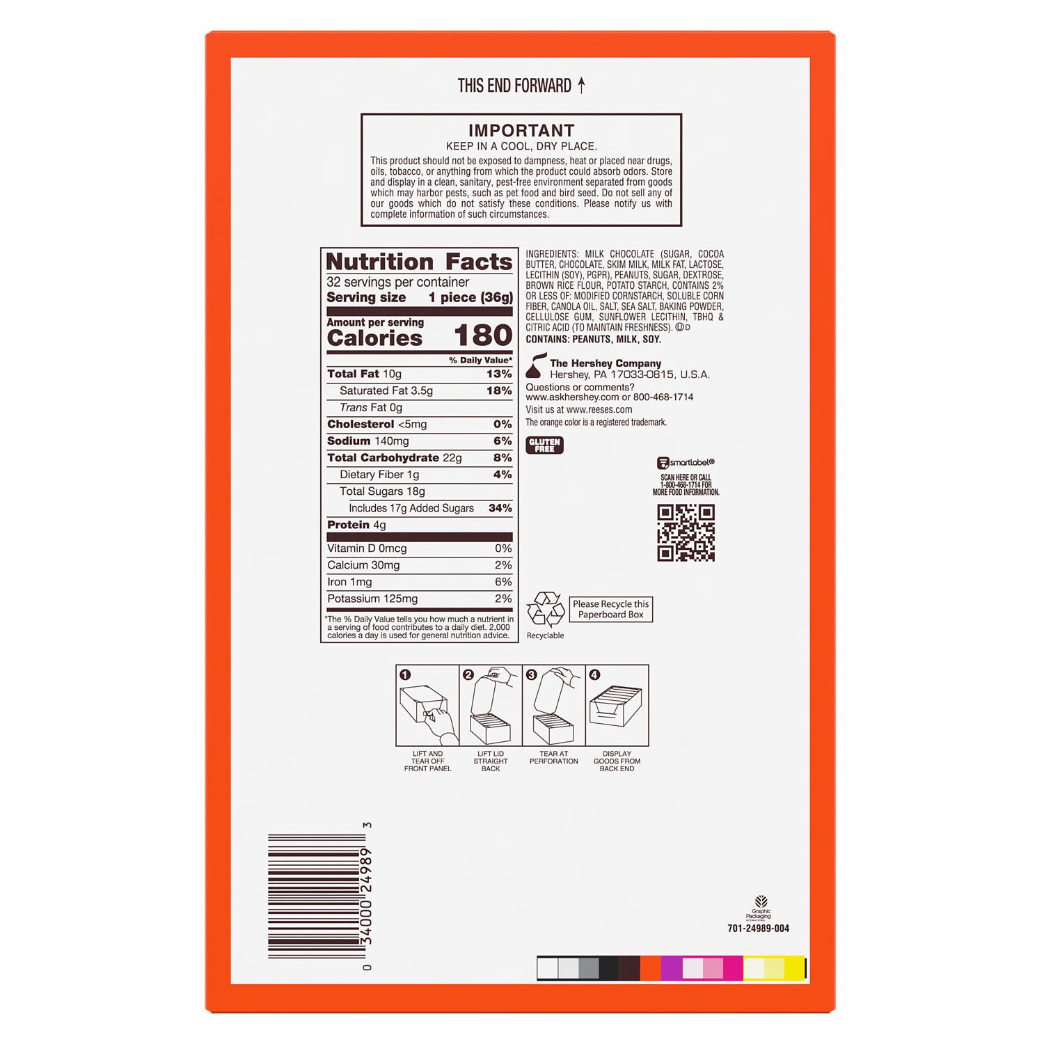 slide 4 of 7, Reese's King Size Big Cup with Pretzels Milk Chocolate and Peanut Butter Cups 16 ea, 2.6 oz