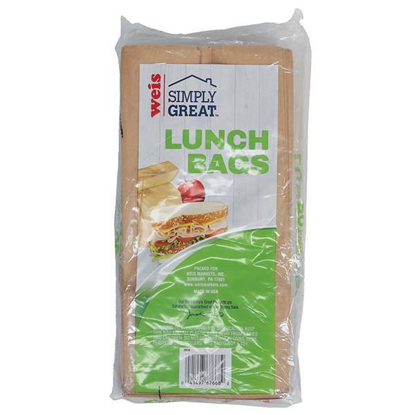 slide 1 of 1, Weis Quality Lunch Bags, 50 1 ct