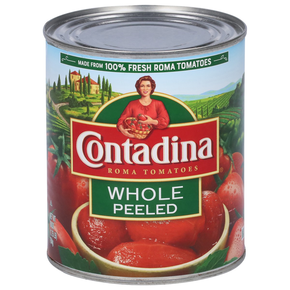 slide 1 of 9, Contadina Whole Peeled Roma Tomatoes 20 oz, 20 oz