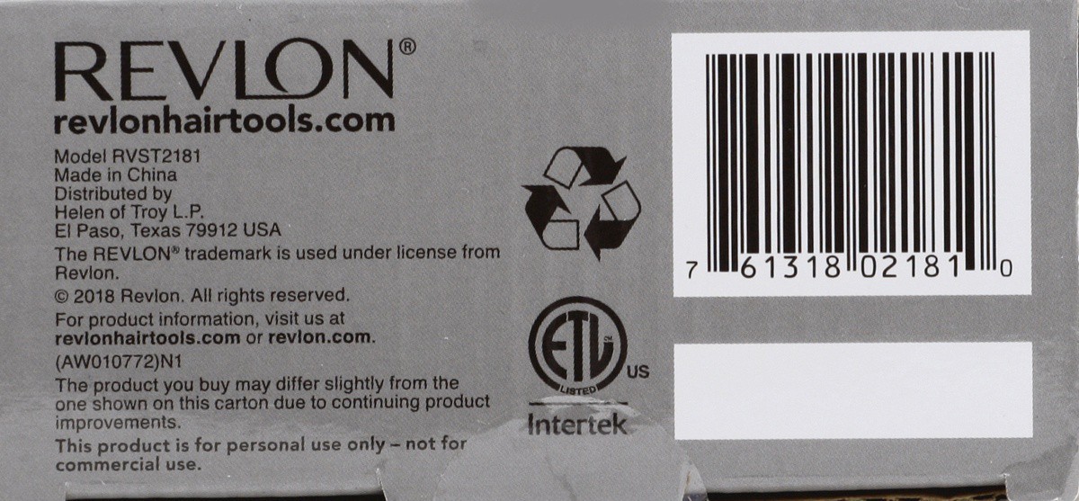 slide 3 of 7, Revlon Ceramic 1.5Inches Flat Iron - Each, 1 ct