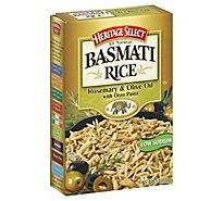 slide 1 of 1, Heritage Select Rosemary And Olive Oil Basmati Rice, 6.5 oz