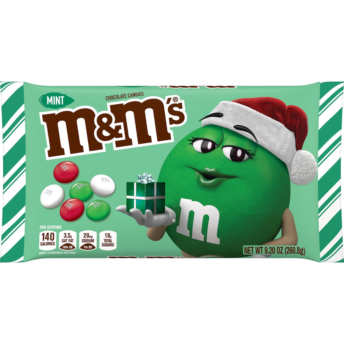 slide 3 of 13, M&M's Holiday Mint Chocolate Candies - 9.2oz, 9.2 oz