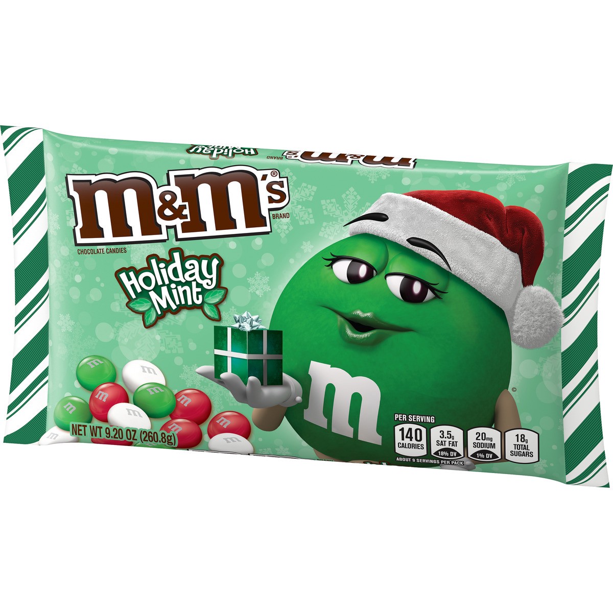 slide 13 of 13, M&M's Holiday Mint Chocolate Candies - 9.2oz, 9.2 oz