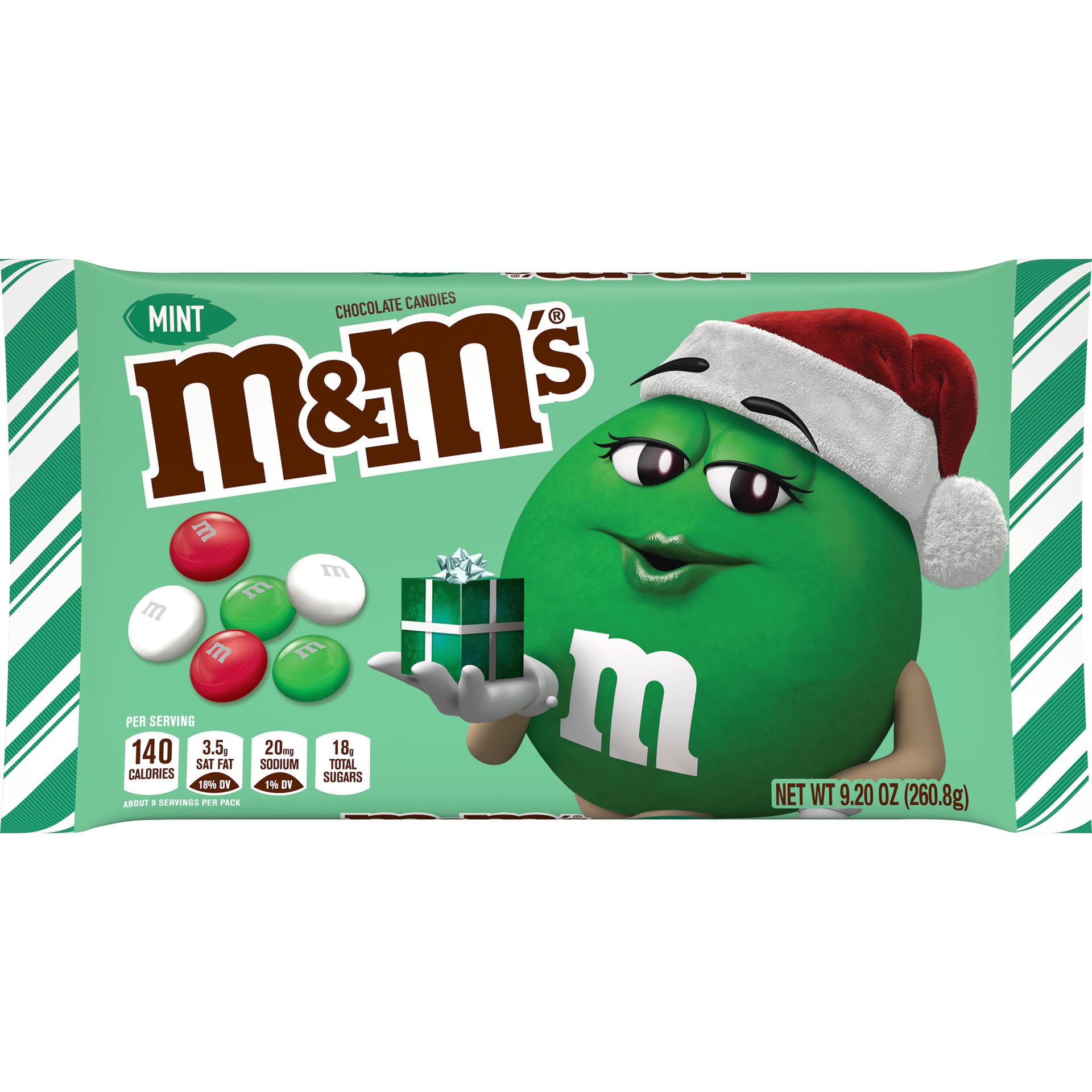 slide 1 of 13, M&M's Holiday Mint Chocolate Candies - 9.2oz, 9.2 oz