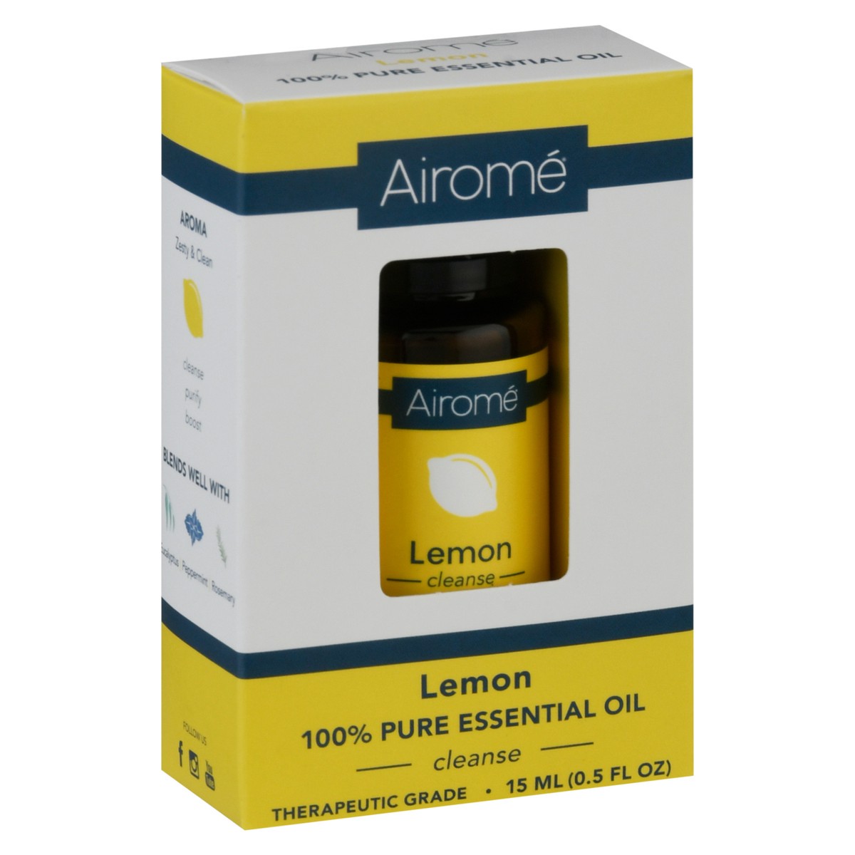 slide 6 of 12, Airomé Cleanse Lemon Essential Oil 15 ml, 15 ml
