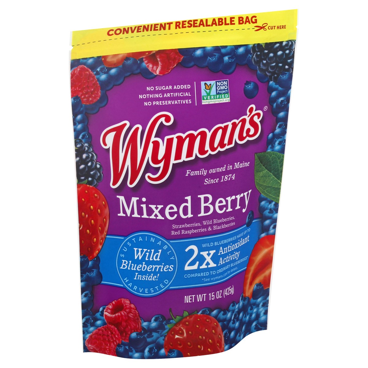 slide 7 of 12, Wyman's Mixed Berry 15 oz, 15 oz