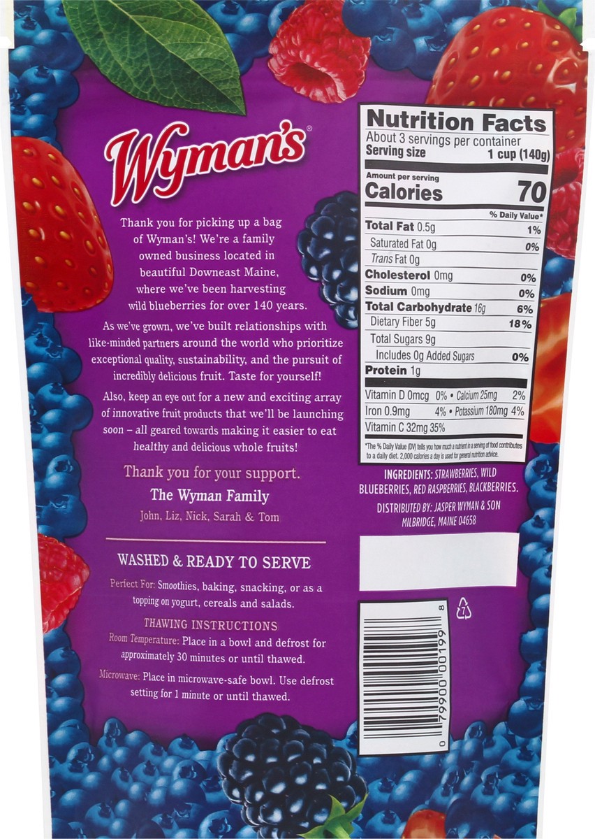 slide 11 of 12, Wyman's Mixed Berry 15 oz, 15 oz