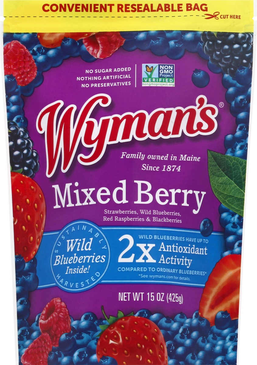 slide 9 of 12, Wyman's Mixed Berry 15 oz, 15 oz