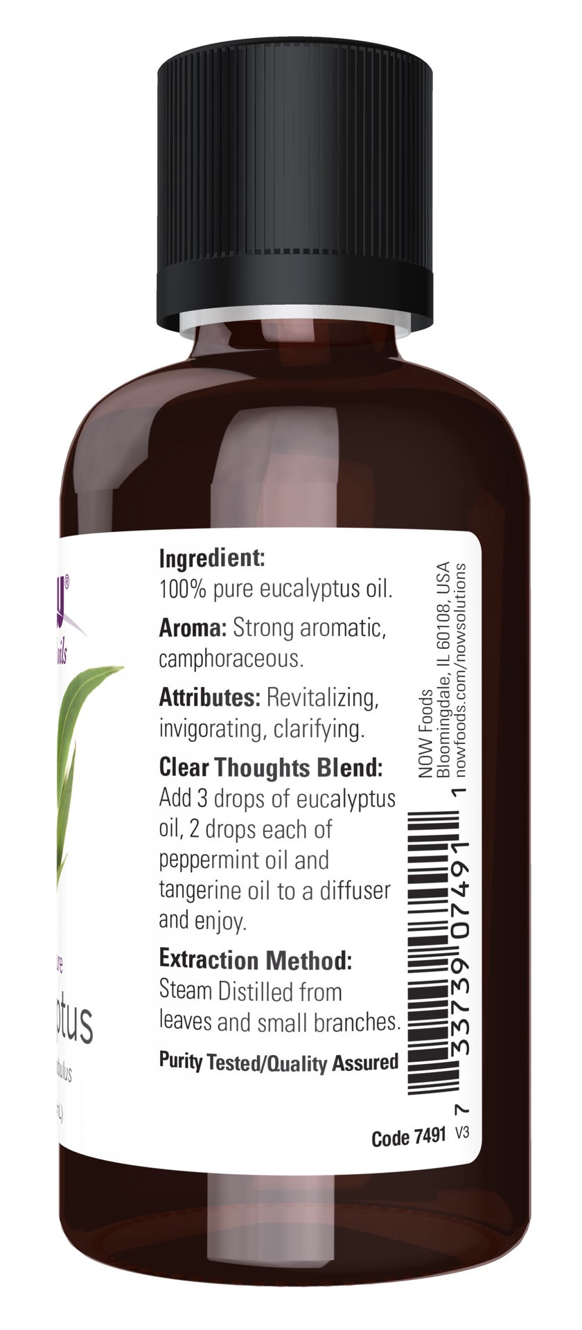 slide 4 of 4, NOW Eucalyptus Globulus Oil - 2 fl. oz., 2 fl oz