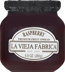 La Vieja Fabrica Premium Raspberry Fruit Spread 9.9 oz