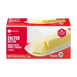 SE Grocers Butter Salted - 4 ct; 16 oz