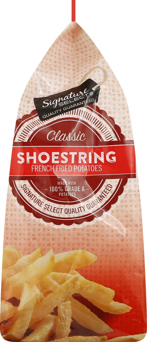 slide 6 of 7, Signature Kitchens Potatoes French Fried Shoestring, 28 oz