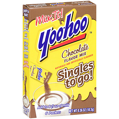 slide 1 of 4, Yoo-hoo Chocolate Flavor Mix Singles to Go, 0.95 oz