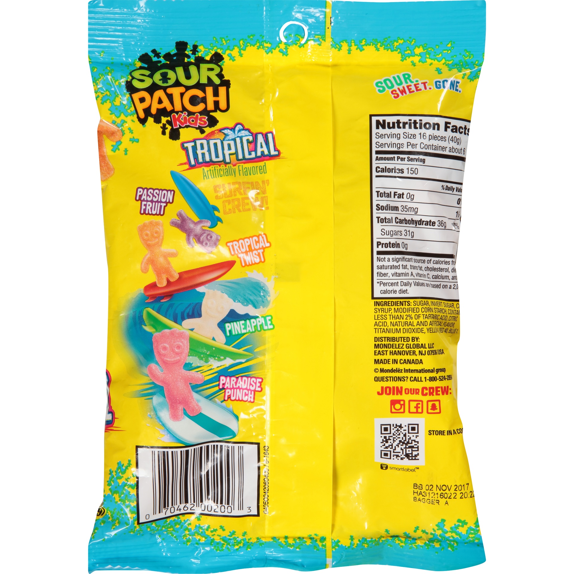 Sour Patch Kids Tropical Candy Bag 8 oz | Shipt