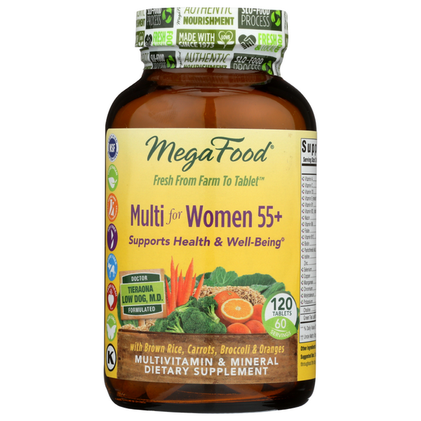 slide 1 of 1, MegaFood Multi Women 55+ 120Ct, 120 ct