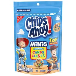 Chips Ahoy! Minis Candy Blasts Fudgy Chocolate Chip Cookies, 7 oz