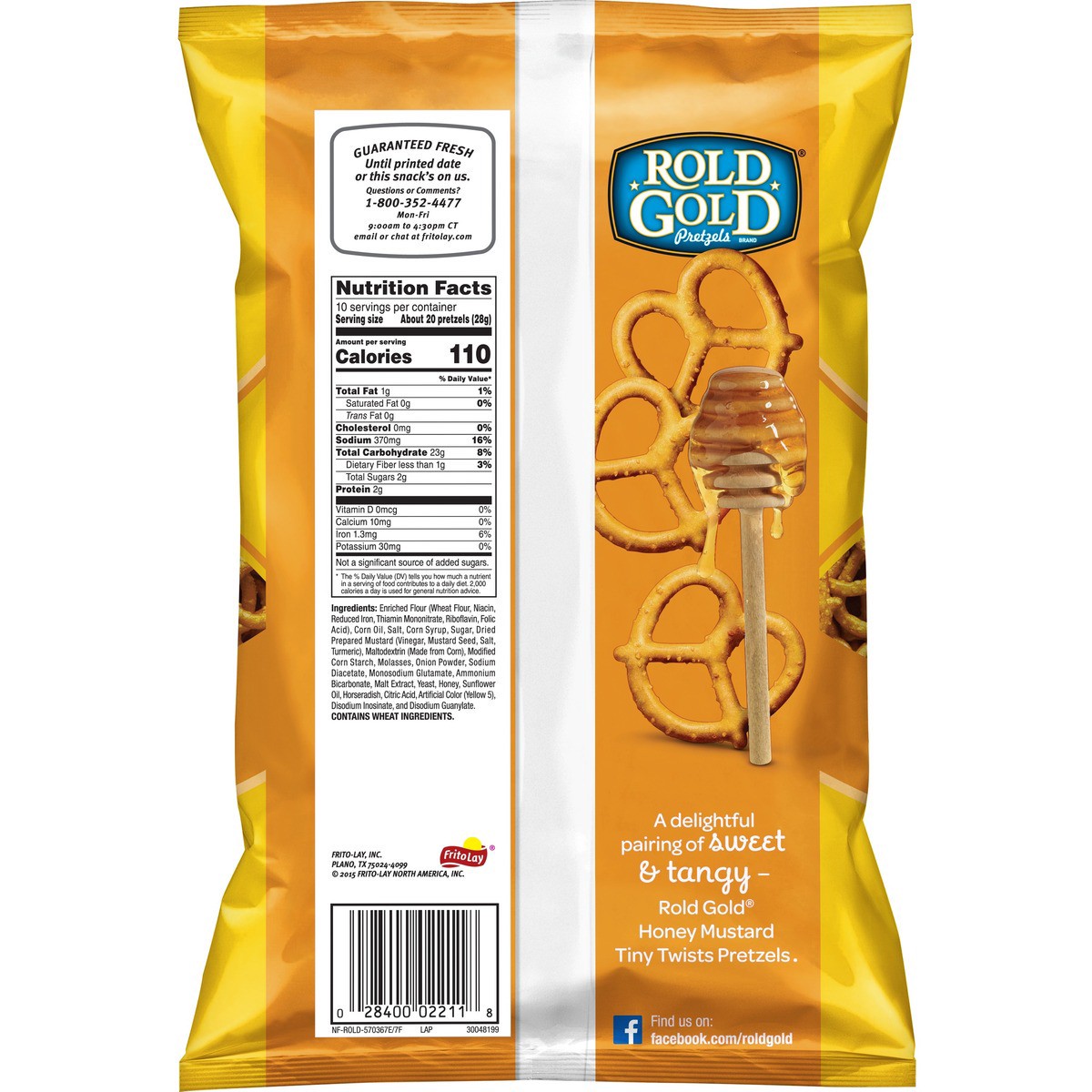 slide 8 of 9, Rold Gold Tiny Twists Pretzels Honey Mustard Flavored 10 Oz, 10 oz