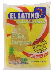 El Latino 100% Natural Pineapple Pulp