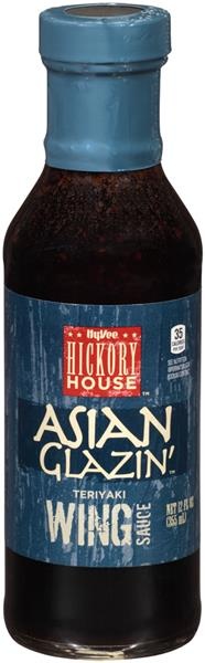 slide 1 of 1, Hy-vee Asian Glazin' Teriyaki Wing Sauce - 12 fl oz, 12 fl oz