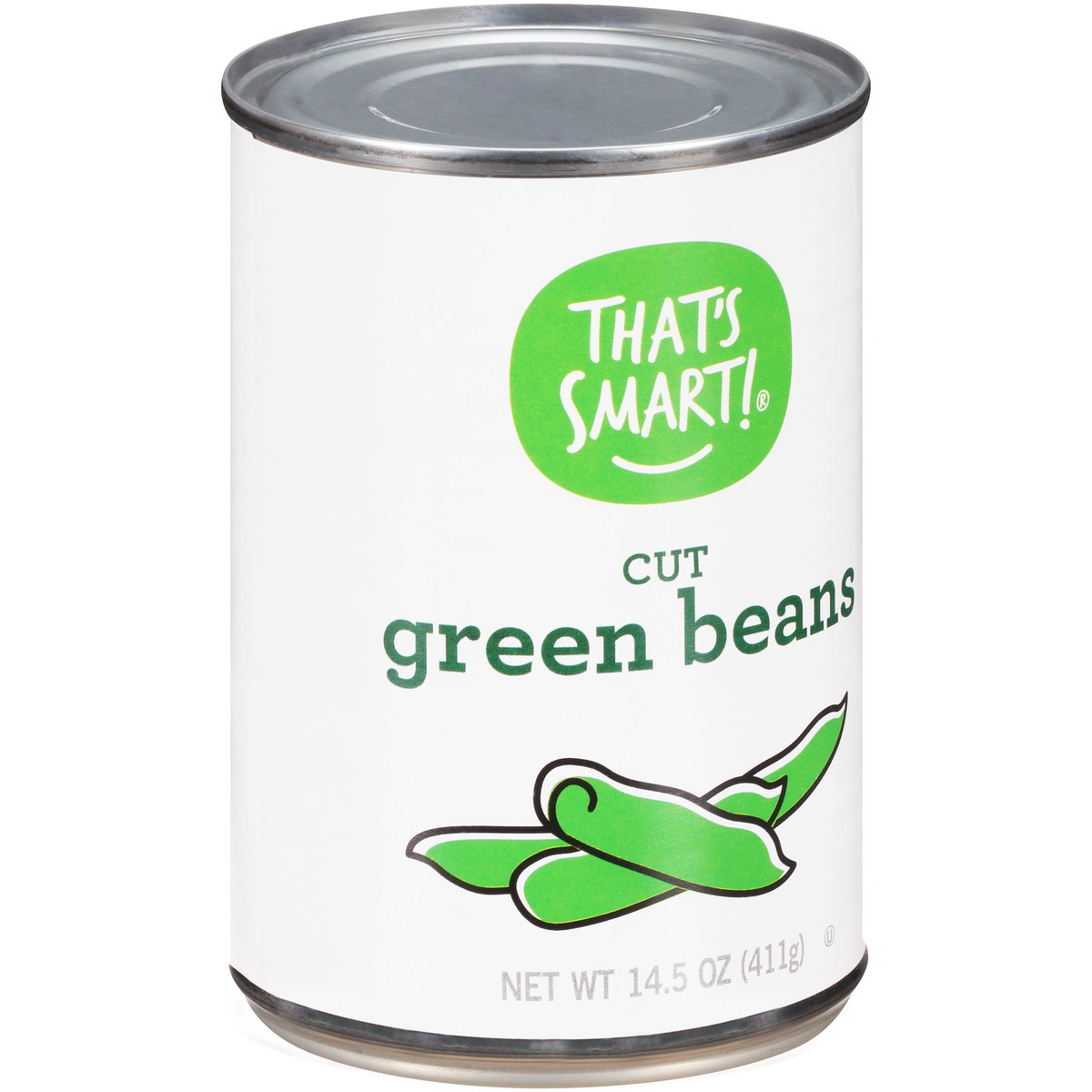 slide 2 of 13, That's Smart! Cut Green Beans, 14.5 oz